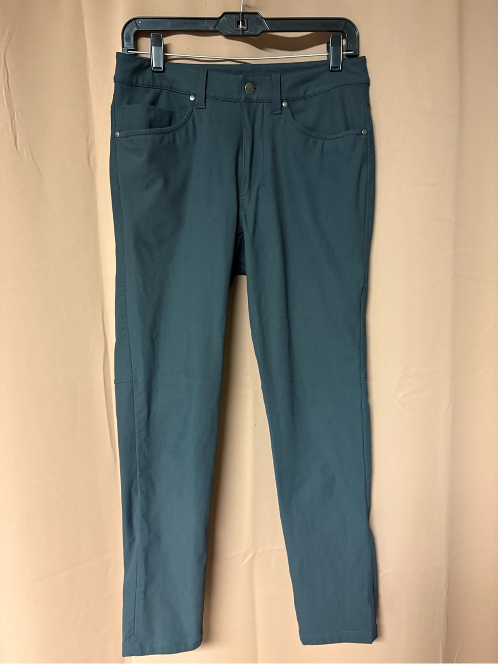 Lululemon ABC Slim Pants Mens 28x28 Tapered Blue Navy Warpstreme Pockets